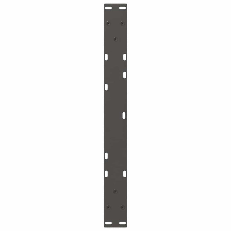 vidaXL 2 db antracitszürke, V-alakú acél dohányzóasztal láb 70 x (30-31,3) cm