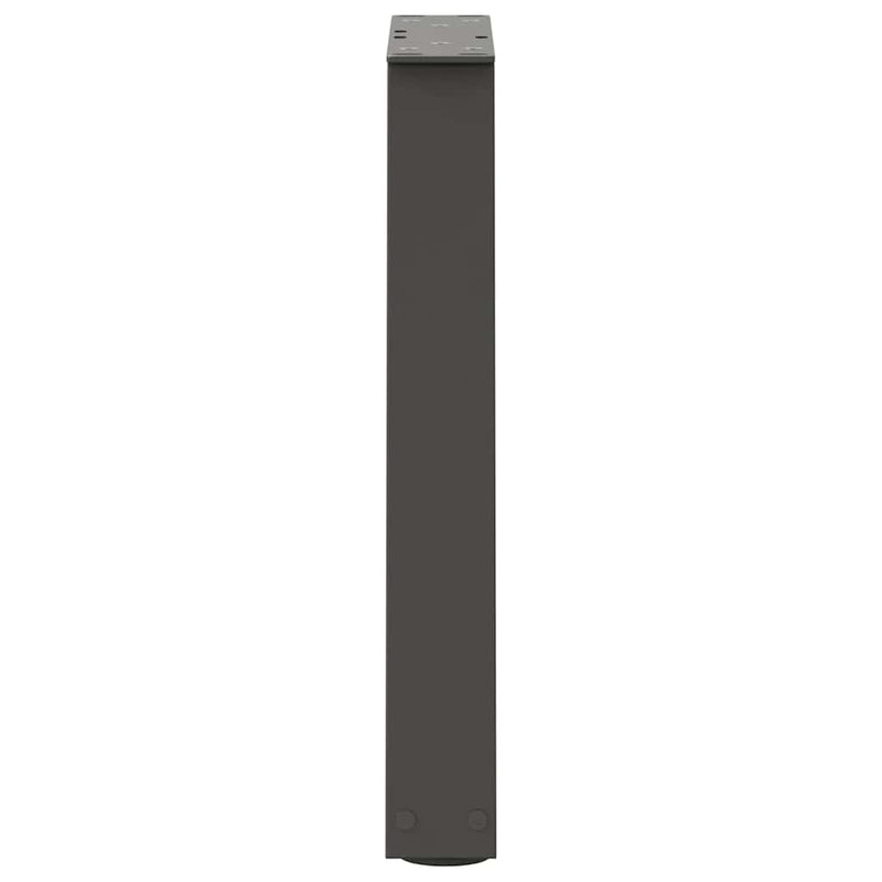 vidaXL 2 db antracitszürke, V-alakú acél dohányzóasztal láb 28 x (42-43,3) cm