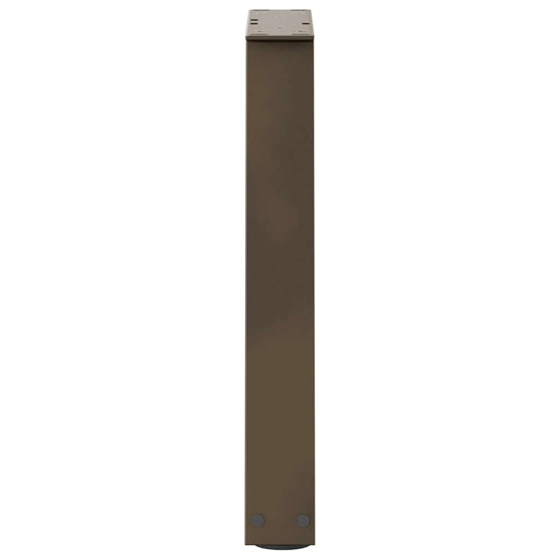 vidaXL 2 db V-alakú natúr acél dohányzóasztal láb 28 x (42-43,3) cm