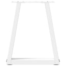 vidaXL 2 db fehér, V-alakú acél dohányzóasztal láb 38x(42-43,3) cm