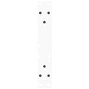 vidaXL 2 db fehér, V-alakú acél dohányzóasztal láb 38x(42-43,3) cm