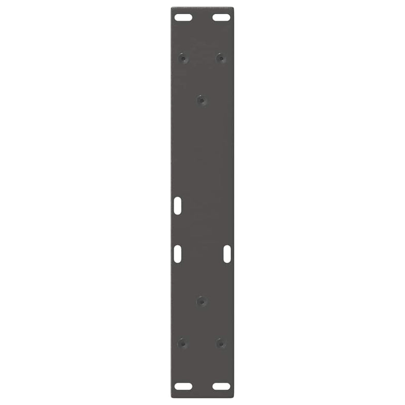 vidaXL 2 db antracitszürke, V-alakú acél dohányzóasztal láb 38x(42-43,3) cm