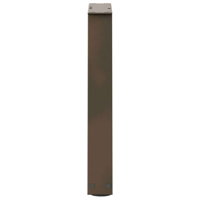 vidaXL 2 db V-alakú natúr acél dohányzóasztal láb 38x(42-43,3) cm