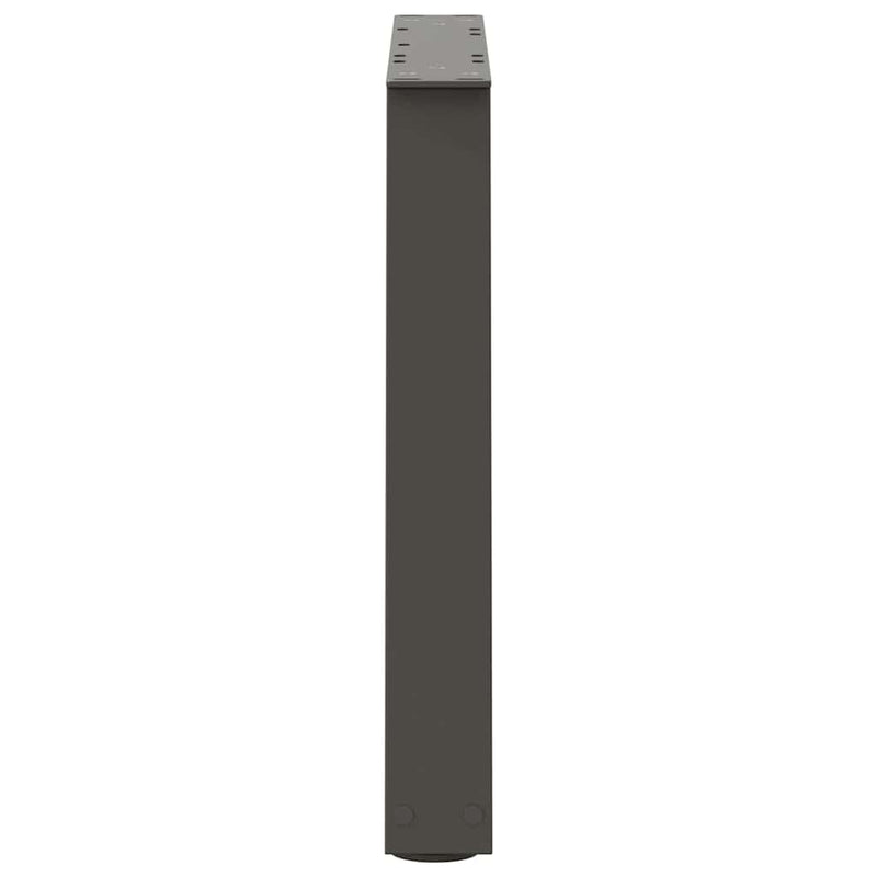 vidaXL 2 db antracitszürke, V-alakú acél dohányzóasztal láb 50 x (42-43,3) cm