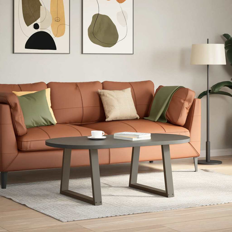 vidaXL 2 db V-alakú natúr acél dohányzóasztal láb 50x(42-43,3) cm