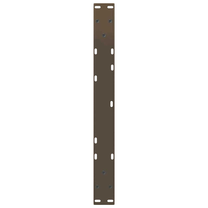 vidaXL 2 db V-alakú natúr acél dohányzóasztal láb 50x(42-43,3) cm