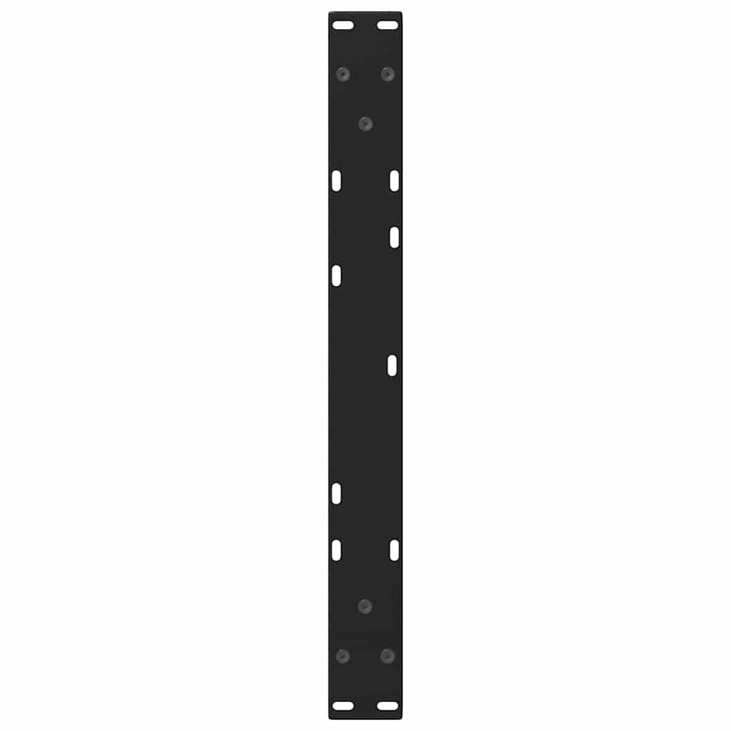 vidaXL 2 db fekete, V-alakú acél dohányzóasztal láb 60 x (42-43,3) cm