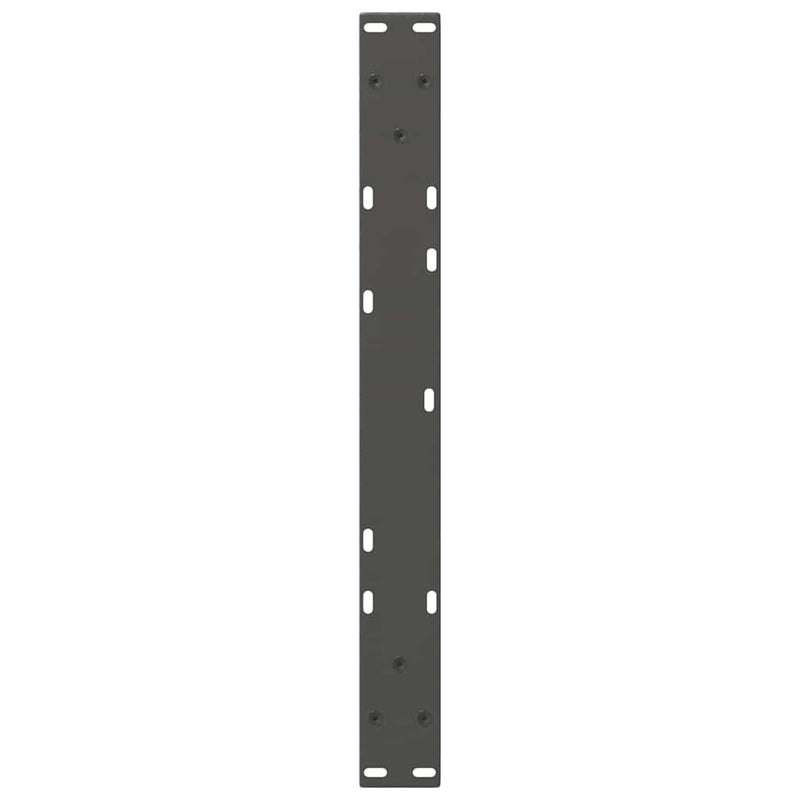 vidaXL 2 db antracitszürke, V-alakú acél dohányzóasztal láb 60 x (42-43,3) cm