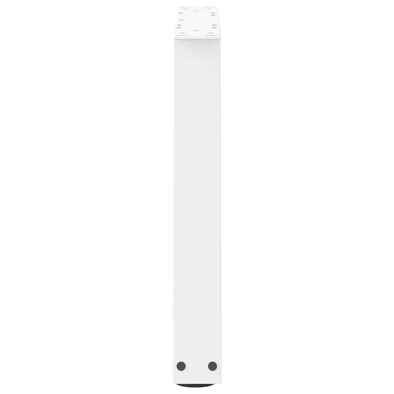vidaXL 2 db fehér, V-alakú acél dohányzóasztal láb 70 x (42-43,3) cm