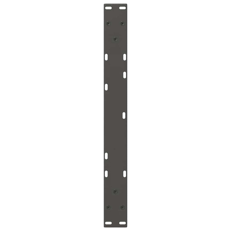 vidaXL 2 db antracitszürke, V-alakú acél dohányzóasztal láb 70 x (42-43,3) cm