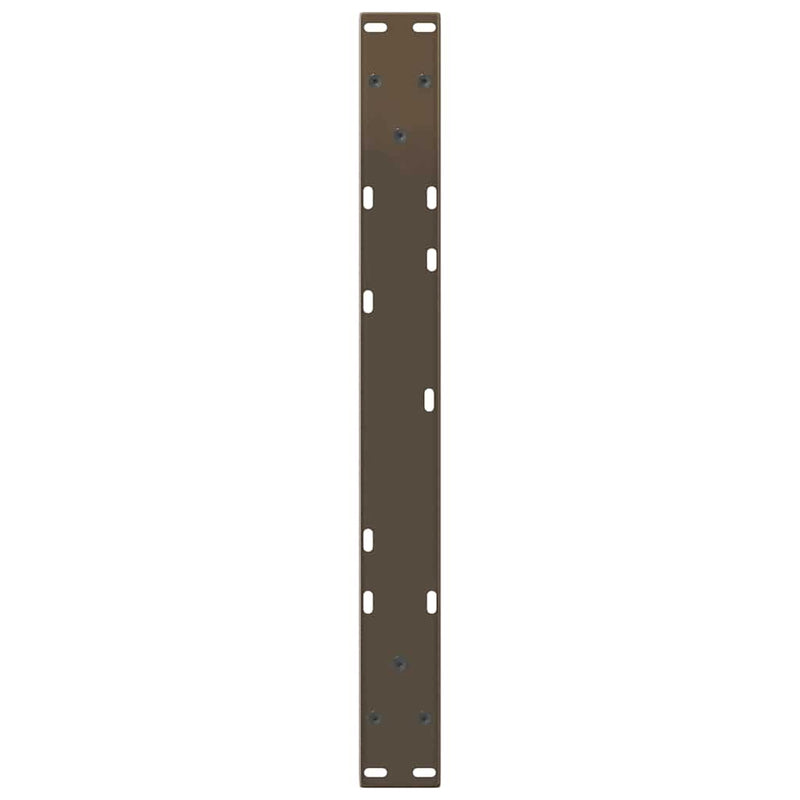 vidaXL 2 db V-alakú natúr acél dohányzóasztal láb 70 x (42-43,3) cm