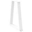 vidaXL 2 db fehér, V-alakú étkezőasztal láb 50x(72-73,3) cm acél étkezőasztalhoz