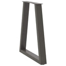 vidaXL 2 db antracitszürke, V-alakú acél étkezőasztalláb 50x(72-73,3) cm