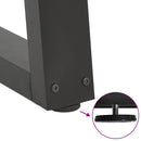 vidaXL 2 db antracitszürke, V-alakú acél étkezőasztalláb 50x(72-73,3) cm