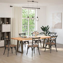 vidaXL 2 db V-alakú natúr acél étkezőasztal láb 50x(72-73,3) cm