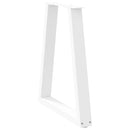 vidaXL 2 db fehér, V-alakú étkezőasztal láb 60 x (72-73,3) cm acél étkezőasztalhoz