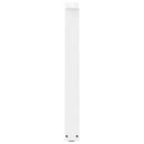 vidaXL 2 db fehér, V-alakú étkezőasztal láb 60 x (72-73,3) cm acél étkezőasztalhoz