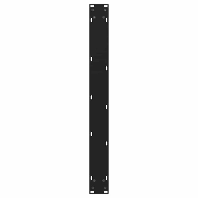 vidaXL 2 db fekete, V-alakú acél étkezőasztal láb 70 x (72-73,3) cm