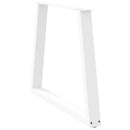 vidaXL 2 db fehér, V-alakú étkezőasztal láb 70 x (72-73,3) cm acél étkezőasztal láb