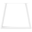 vidaXL 2 db fehér, V-alakú étkezőasztal láb 70 x (72-73,3) cm acél étkezőasztal láb