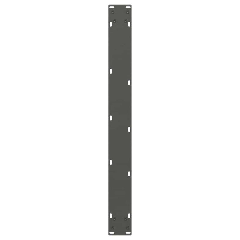 vidaXL 2 db antracitszürke, V-alakú acél étkezőasztalláb 70 x (72-73,3) cm