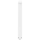 vidaXL 2 db fehér, V-alakú acél étkezőasztal láb 80 x (72-73,3) cm