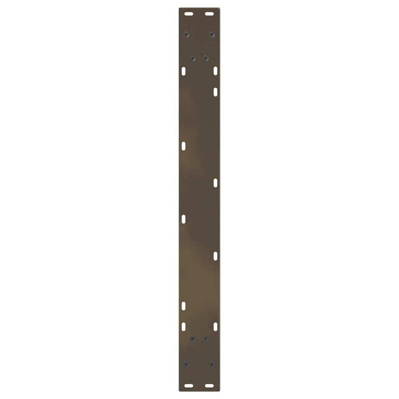 vidaXL 2 db V-alakú natúr acél étkezőasztal láb 80x(72-73,3) cm acél