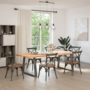 vidaXL 2 db antracitszürke, V-alakú acél étkezőasztal láb 90 x (72-73,3) cm