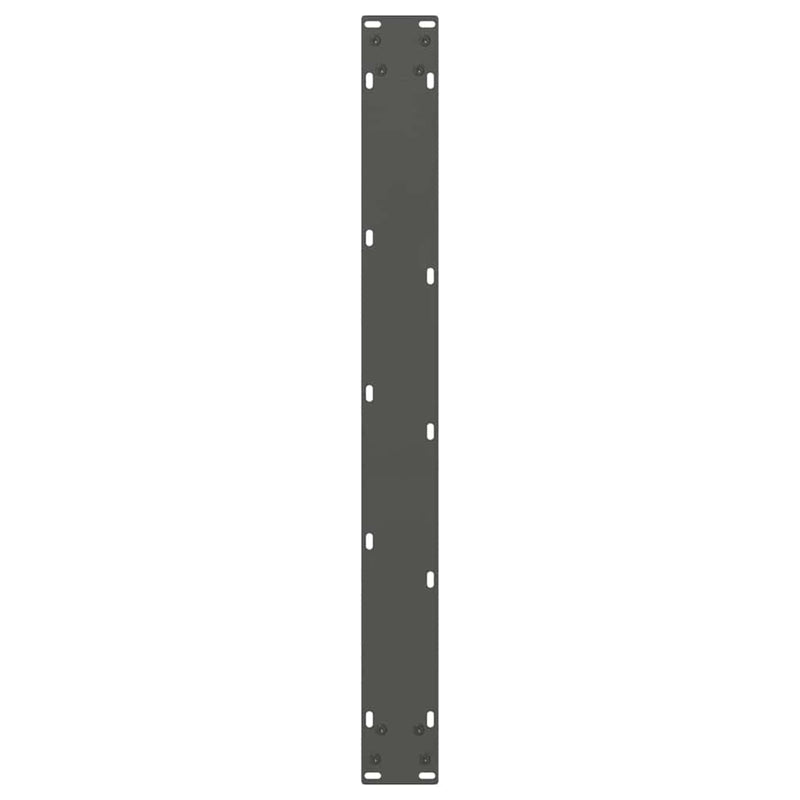 vidaXL 2 db antracitszürke, V-alakú acél étkezőasztal láb 90 x (72-73,3) cm