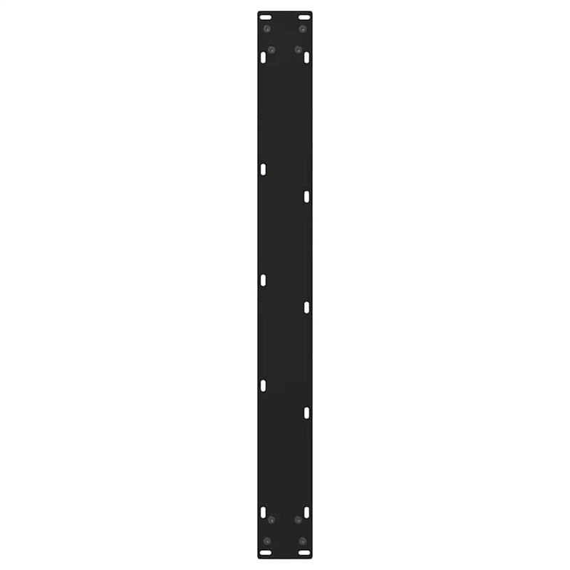 vidaXL 2 db V-alakú étkezőasztal láb fekete 100 x (72-73,3) cm acél étkezőasztal láb