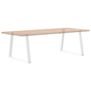 vidaXL 2 db fehér, V-alakú étkezőasztal láb 100 x (72-73,3) cm acél étkezőasztal láb