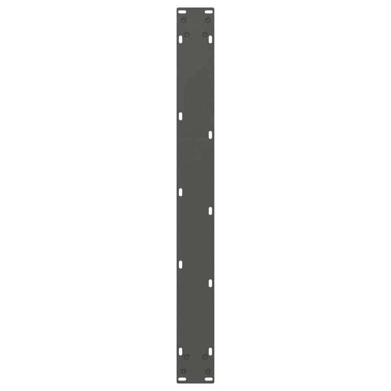 vidaXL 2 db antracitszürke étkezőasztal V-alakú láb 100 x (72-73,3) cm acél étkezőasztal láb