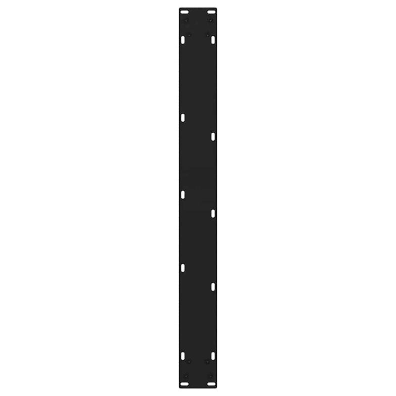 vidaXL 3 db V-alakú étkezőasztal láb fekete 70 x (72-73,3) cm acél étkezőasztal láb