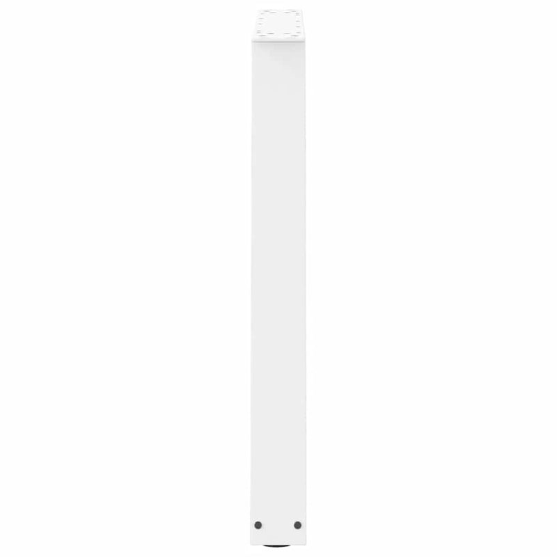 vidaXL 3 db fehér, V-alakú étkezőasztal láb 70 x (72-73,3) cm acél étkezőasztal láb