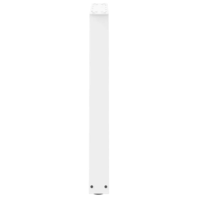 vidaXL 3 db fehér, V-alakú étkezőasztal láb 80 x (72-73,3) cm acél étkezőasztal láb