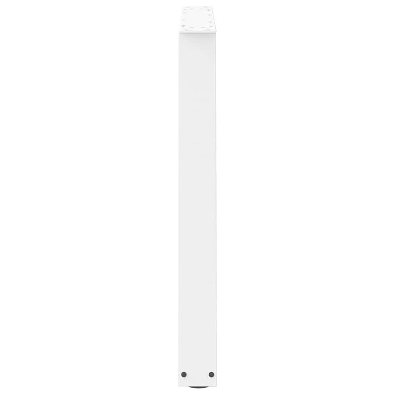 vidaXL 3 db fehér, V-alakú étkezőasztal láb 90 x (72-73,3) cm acél étkezőasztal láb