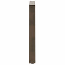 vidaXL 3 db V-alakú natúr acél étkezőasztal láb 90 x (72-73,3) cm acél