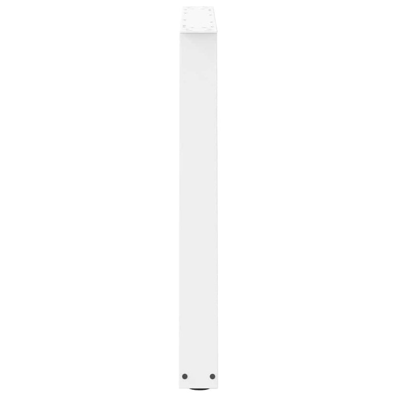 vidaXL 3 db fehér, V-alakú étkezőasztal láb 100 x (72-73,3) cm acél étkezőasztal láb