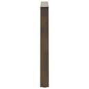 vidaXL 3 db V-alakú natúr acél étkezőasztal láb 100 x (72-73,3) cm acél