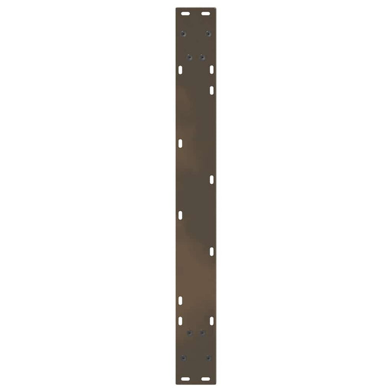 vidaXL 3 db V-alakú natúr acél étkezőasztal láb 100 x (72-73,3) cm acél
