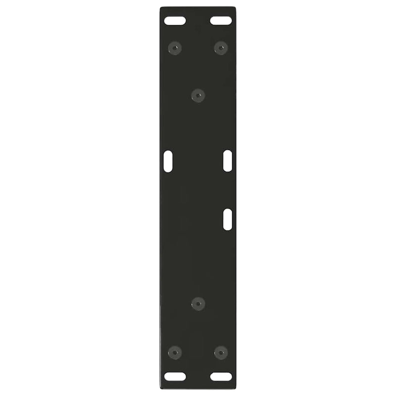 vidaXL 2 db fekete, V-alakú acél dohányzóasztal láb 40 x (30-31,3) cm