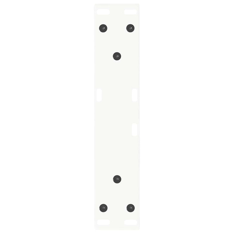 vidaXL 2 db fehér, V-alakú acél dohányzóasztal láb 40 x (30-31,3) cm