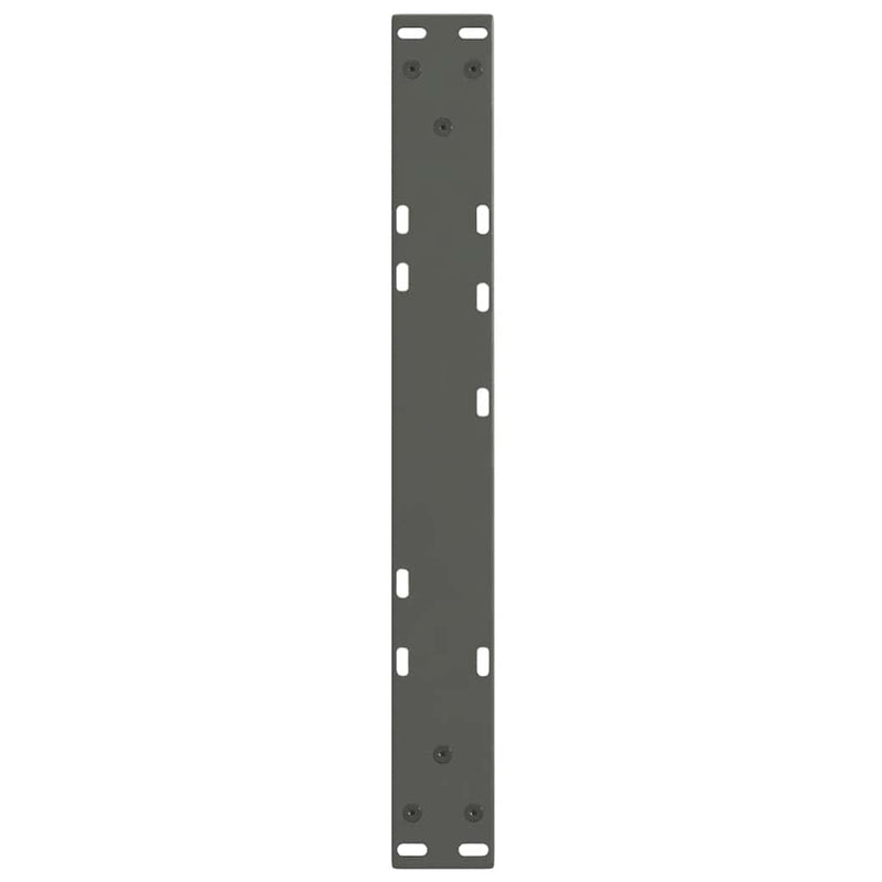 vidaXL 2 db antracitszürke, V-alakú acél dohányzóasztal láb 50 x (30-31,3) cm