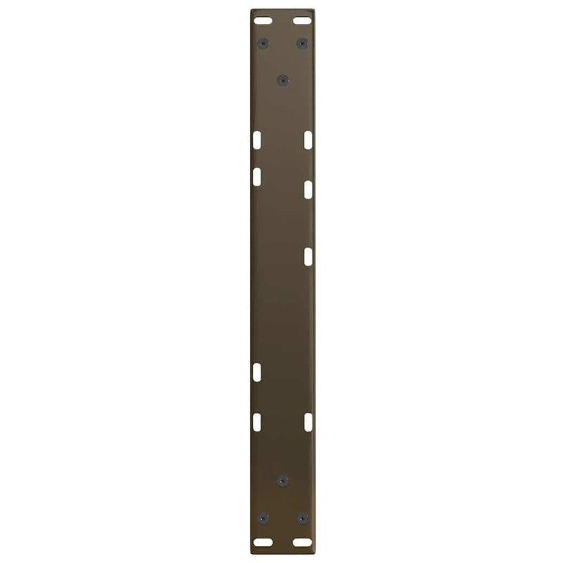 vidaXL 2 db V-alakú natúr acél dohányzóasztal láb 50x(30-31,3) cm