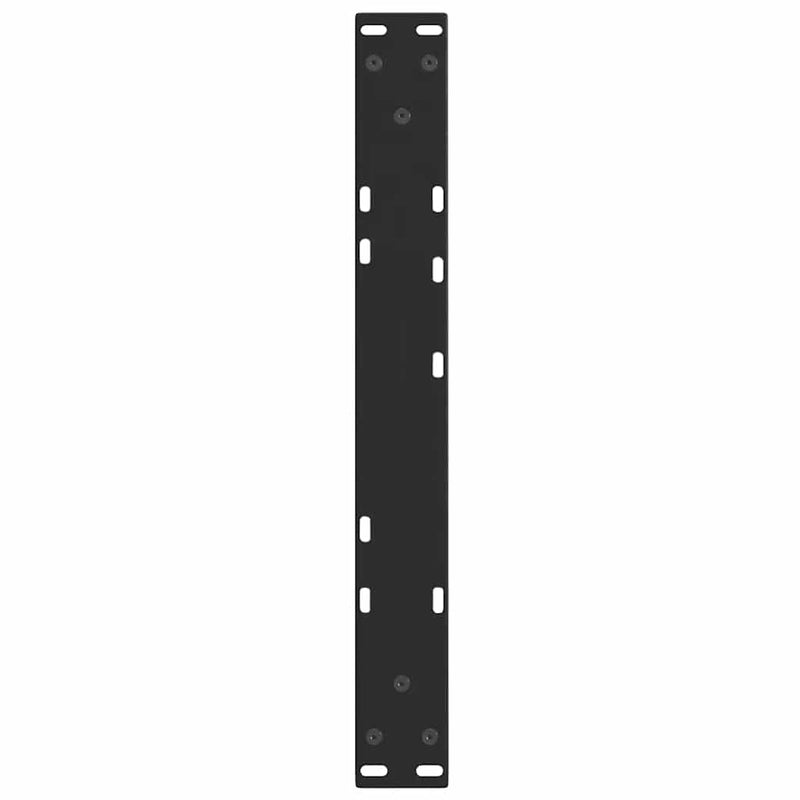 vidaXL 2 db fekete, V-alakú acél dohányzóasztal láb 60 x (30-31,3) cm