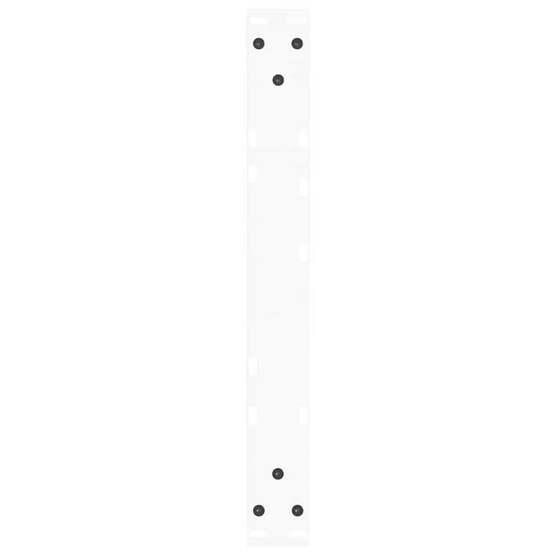vidaXL 2 db fehér, V-alakú acél dohányzóasztal láb 60 x (30-31,3) cm