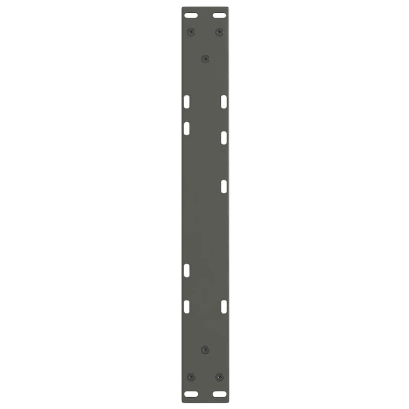 vidaXL 2 db antracitszürke, V-alakú acél dohányzóasztal láb 60 x (30-31,3) cm