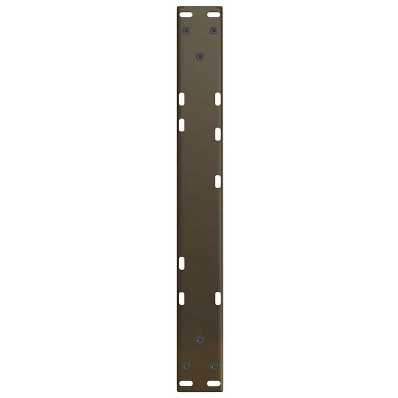 vidaXL 2 db V-alakú natúr acél dohányzóasztal láb 60x(30-31,3) cm