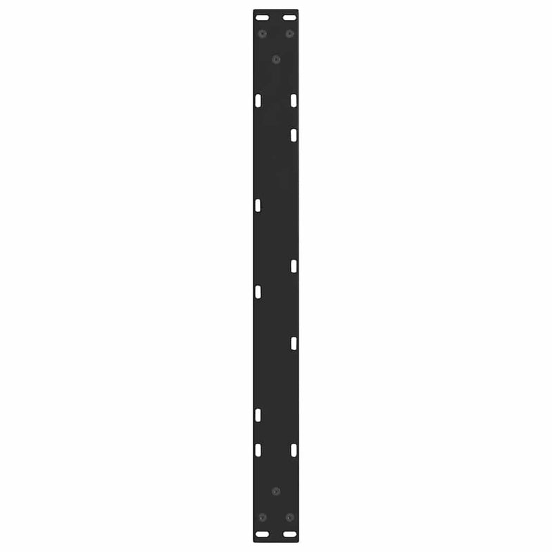 vidaXL 2 db fekete, V-alakú acél dohányzóasztal láb 70 x (30-31,3) cm