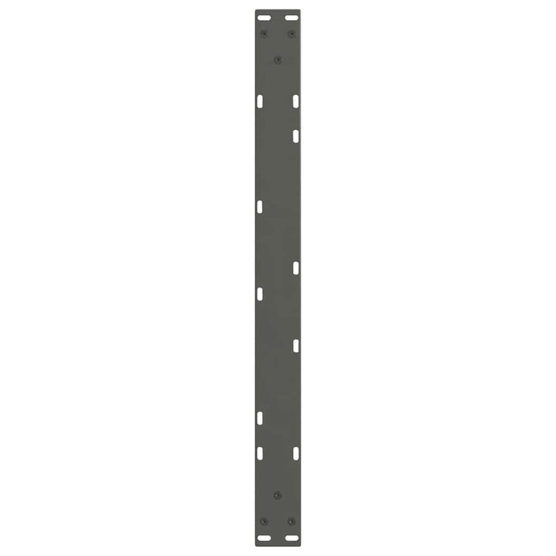 vidaXL 2 db antracitszürke, V-alakú acél dohányzóasztal láb 70 x (30-31,3) cm